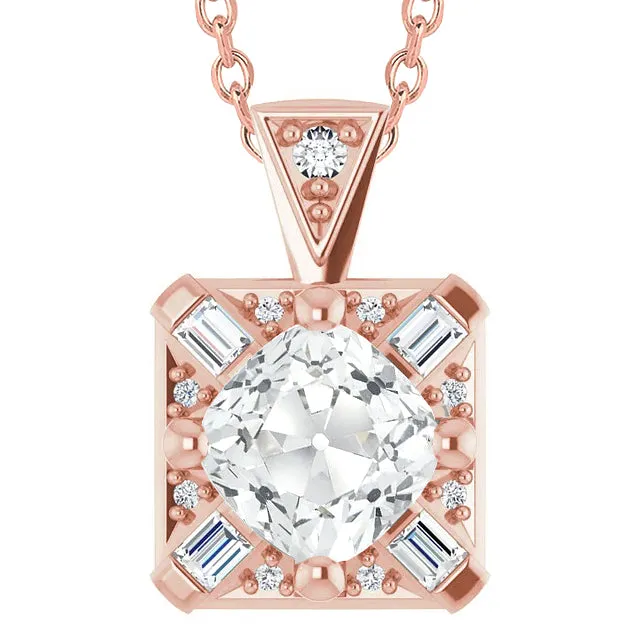 HarryChadEntcom Ladies Natural Earth Mined Diamond Pendant Cushion Old Miner Baguette Round 750 Carats Necklaces HarryChadEntcom Ladies Natural Earth Mined Diamond Pendant Cushion Old Miner Baguette Round 750 Carats Necklaces