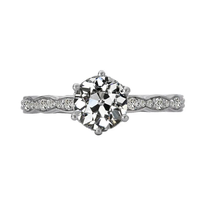 HarryChadEntcom Old Miner Natural Earth Mined Diamond Wedding Ring 6 Prong Set 4 Carats Rings HarryChadEntcom Old Miner Natural Earth Mined Diamond Wedding Ring 6 Prong Set 4 Carats Rings