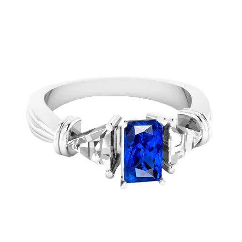 HarryChadEntcom Rings 3 Stone Trilliant Natural Earth Mined Diamond Ring 150 Carats Radiant Gold Sapphire 14K HarryChadEntcom Rings 3 Stone Trilliant Natural Earth Mined Diamond Ring 150 Carats Radiant Gold Sapphire 14K