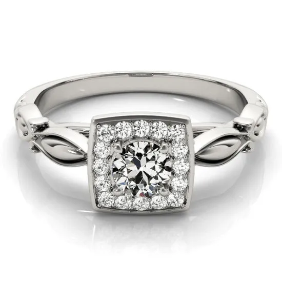 HarryChadEntcom Rings Antique Style Halo Ring Old Miner Natural Earth Mined Diamond Jewelry Gold 14K 250 Carats HarryChadEntcom Rings Antique Style Halo Ring Old Miner Natural Earth Mined Diamond Jewelry Gold 14K 250 Carats