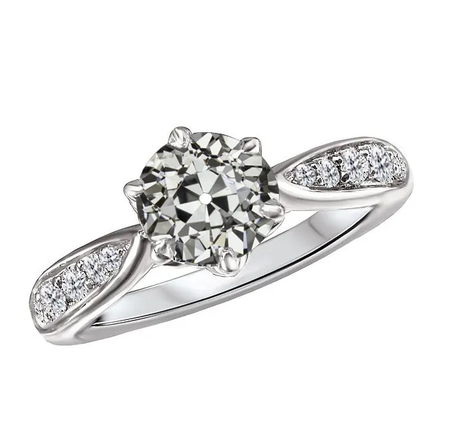 HarryChadEntcom Rings Old Miner Genuine Natural Earth Mined Diamond Womens Ring 6 Prong Set Tapered Shank 350 Carats HarryChadEntcom Rings Old Miner Genuine Natural Earth Mined Diamond Womens Ring 6 Prong Set Tapered Shank 350 Carats
