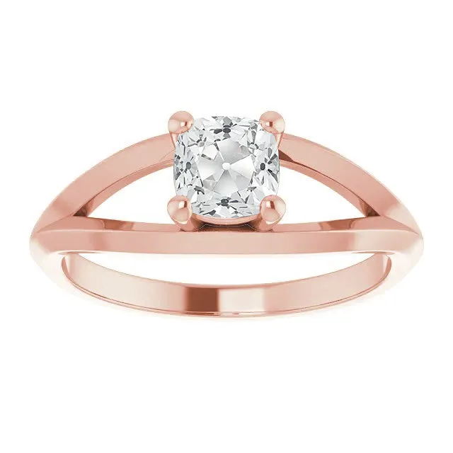HarryChadEntcom Rings Solitaire Cushion Old Miner Real Natural Earth Mined Diamond Ring 3 Carats 4 Prong Split Shank HarryChadEntcom Rings Solitaire Cushion Old Miner Real Natural Earth Mined Diamond Ring 3 Carats 4 Prong Split Shank