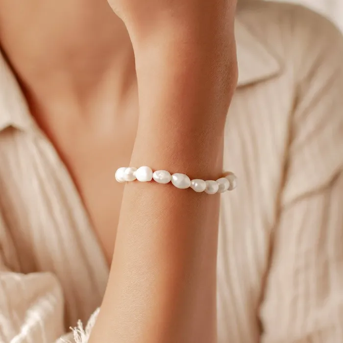 Hey Happiness Bracelets Grace Pearl Bracelet Sterling Silver Hey Happiness Bracelets Grace Pearl Bracelet Sterling Silver