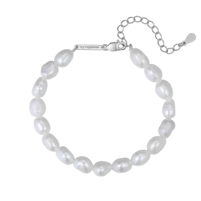 Hey Happiness Bracelets Grace Pearl Bracelet Sterling Silver Hey Happiness Bracelets Grace Pearl Bracelet Sterling Silver