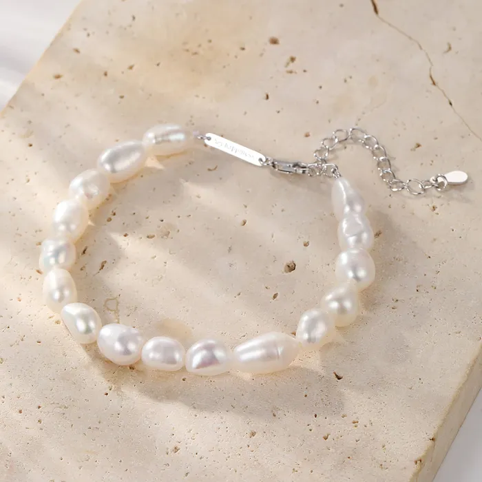 Hey Happiness Bracelets Grace Pearl Bracelet Sterling Silver Hey Happiness Bracelets Grace Pearl Bracelet Sterling Silver