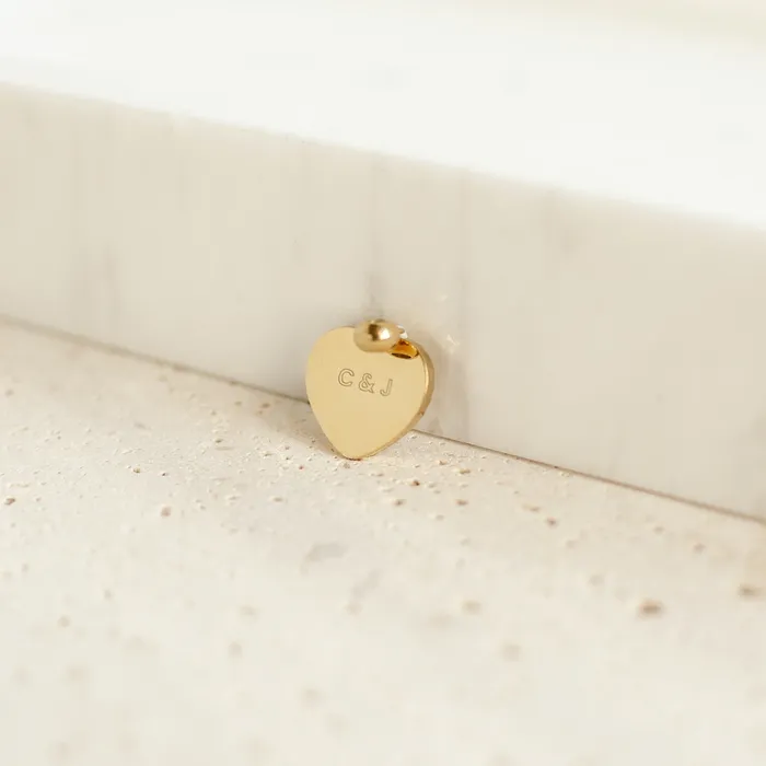 Hey Happiness Necklaces Shining Heart Pendant Gold