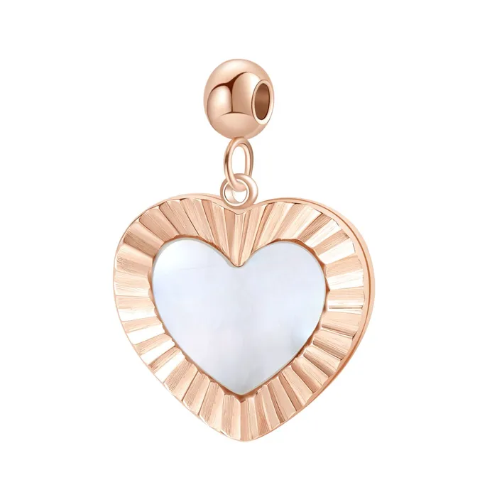 Hey Happiness Necklaces Shining Heart Pendant Gold