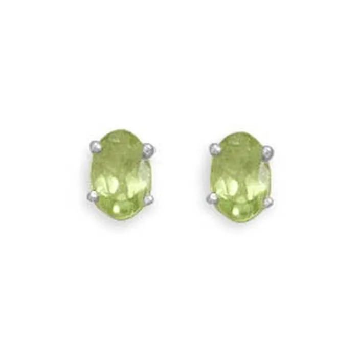 MMA Oval Peridot Earrings MMA Earrings