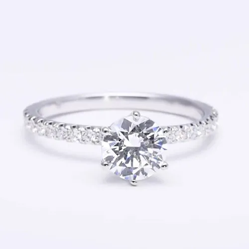 Natural Earth Mined Diamond Engagement Solitaire Ring With Accents 2 Carats HarryChadEntcom Rings Natural Earth Mined Diamond Engagement Solitaire Ring With Accents 2 Carats HarryChadEntcom Rings
