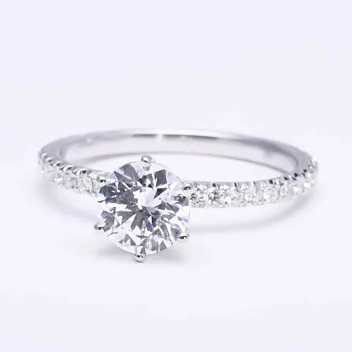 Natural Earth Mined Diamond Engagement Solitaire Ring With Accents 2 Carats HarryChadEntcom Rings Natural Earth Mined Diamond Engagement Solitaire Ring With Accents 2 Carats HarryChadEntcom Rings
