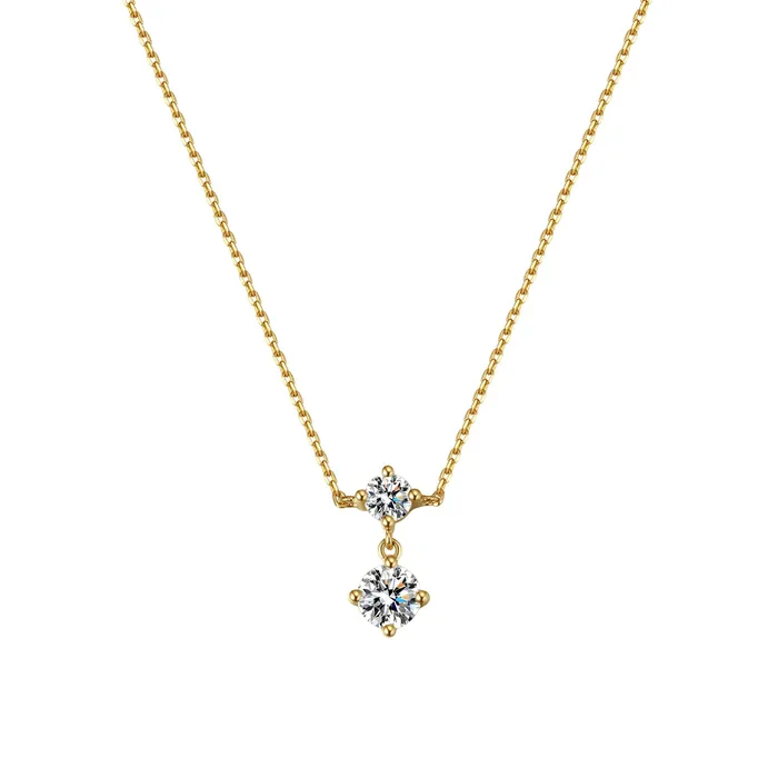 Necklaces Admiration Diamond Pendant Necklace 14K Gold Hey Happiness