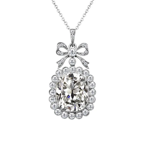 Necklaces HarryChadEntcom Diamond Pendant Old Miner Oval 350 Ct 14K Gold