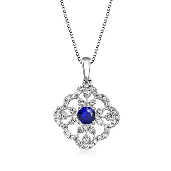 Necklaces HarryChadEntcom Gemstone Pendant Flower Style Natural Earth Mined Diamond Necklace White Gold 2 Carats Necklaces HarryChadEntcom Gemstone Pendant Flower Style Natural Earth Mined Diamond Necklace White Gold 2 Carats