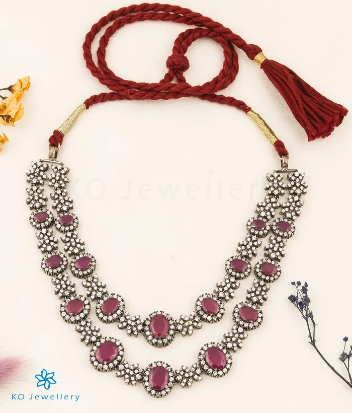 Necklaces Silversmith The Zoya Silver 2 layer Necklace