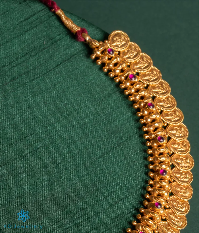 Necklaces The Bhairavi Silver Kasumala Coin Necklace Silversmith