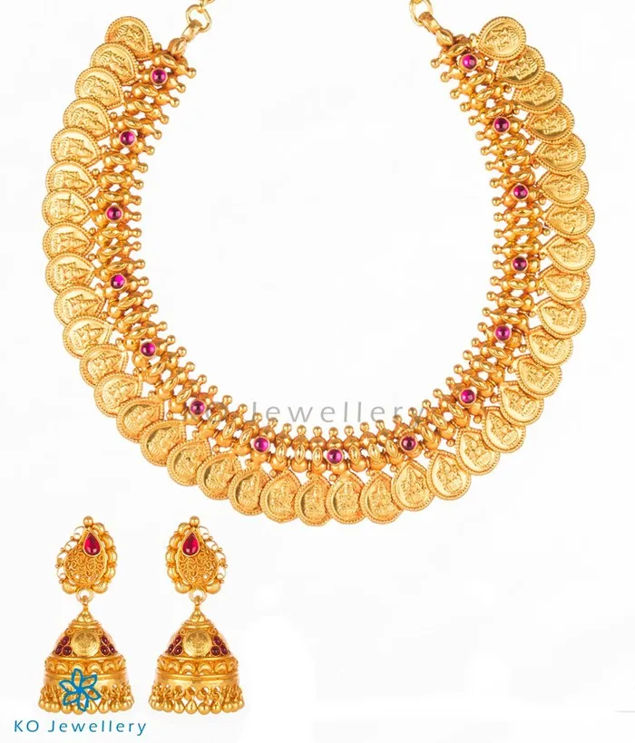 Necklaces The Bhairavi Silver Kasumala Coin Necklace Silversmith