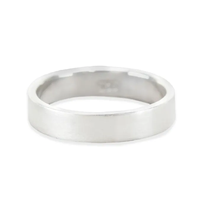 PSV Rings Sterling Silver Ring Stamping Blank 4mm Wide SIZE 7