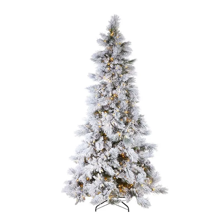 Raz Imports Necklaces Raz Imports Greenery PreLit Flocked Pine Tree Raz Imports Necklaces Raz Imports Greenery PreLit Flocked Pine Tree