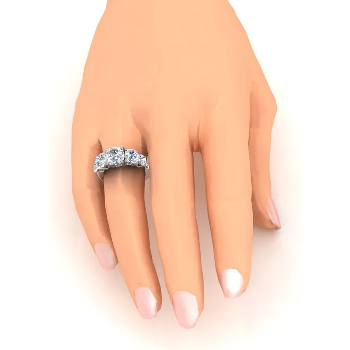 Real 7 Carats Cushion Natural Earth Mined Diamond Gold Engagement Ring With Accents HarryChadEntcom Rings Real 7 Carats Cushion Natural Earth Mined Diamond Gold Engagement Ring With Accents HarryChadEntcom Rings