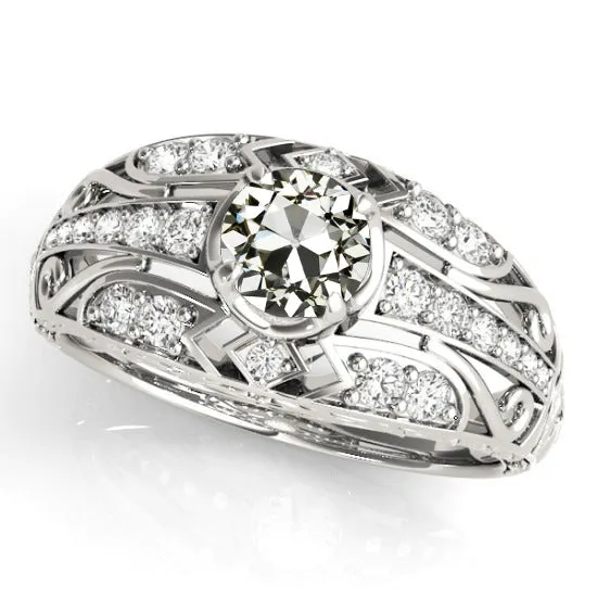 Rings Antique Style Wedding Ring Round Old Miner Real Natural Earth Mined Diamond 4 Carats HarryChadEntcom Rings Antique Style Wedding Ring Round Old Miner Real Natural Earth Mined Diamond 4 Carats HarryChadEntcom