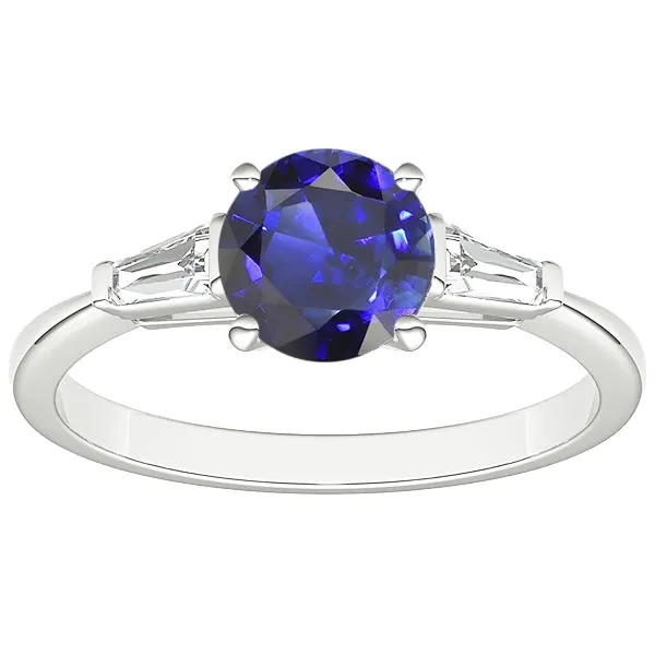 Rings Ceylon Sapphire 3 Stone Ring 250 Carats Bar Set Baguette Natural Earth Mined Diamonds HarryChadEntcom Rings Ceylon Sapphire 3 Stone Ring 250 Carats Bar Set Baguette Natural Earth Mined Diamonds HarryChadEntcom