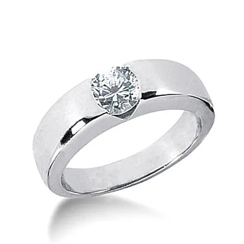 Rings GB Solitaire Engagement Round Natural Earth Mined Diamond Ring WG 14K Jewelry 151 Carat Rings GB Solitaire Engagement Round Natural Earth Mined Diamond Ring WG 14K Jewelry 151 Carat