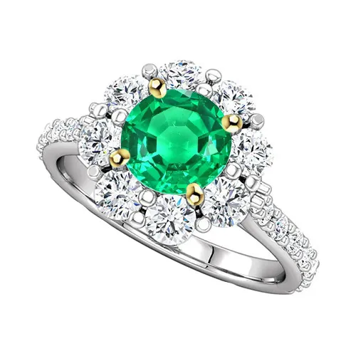 Rings Gold Wedding Ring Green Emerald Halo Ladies Jewelry HarryChadEntcom Rings Gold Wedding Ring Green Emerald Halo Ladies Jewelry HarryChadEntcom
