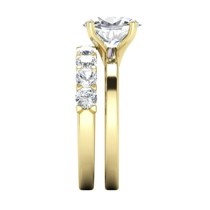 Rings HarryChadEntcom Custom Jewelry Brilliant Cut Oval Mined Diamond Ring Band Set Rings HarryChadEntcom Custom Jewelry Brilliant Cut Oval Mined Diamond Ring Band Set
