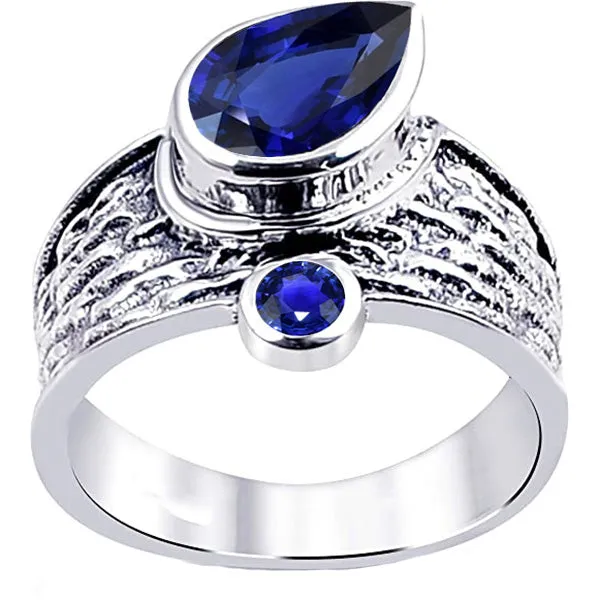 Rings HarryChadEntcom Gemstone Ceylon Sapphire Ring Antique Style 275 Carats Women Jewelry Rings HarryChadEntcom Gemstone Ceylon Sapphire Ring Antique Style 275 Carats Women Jewelry