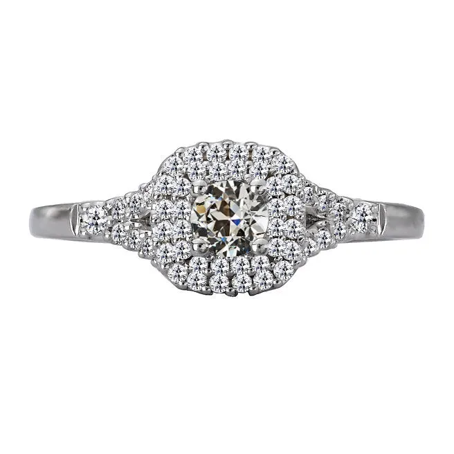 Rings HarryChadEntcom Round Old Cut Natural Earth Mined Diamond Halo Ring 3 Carats Jewelry Split Shank Rings HarryChadEntcom Round Old Cut Natural Earth Mined Diamond Halo Ring 3 Carats Jewelry Split Shank