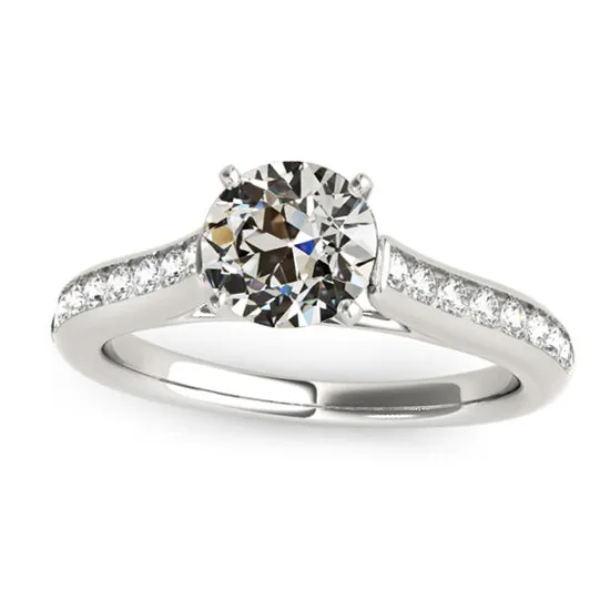 Rings HarryChadEntcom Round Old Miner Genuine Natural Earth Mined Diamond Womens Ring Channel Set 375 Carats Rings HarryChadEntcom Round Old Miner Genuine Natural Earth Mined Diamond Womens Ring Channel Set 375 Carats