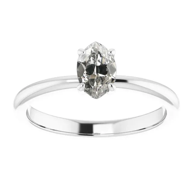Rings HarryChadEntcom Solitaire Marquise Old Miner Real Natural Earth Mined Diamond Anniversary Ring 1 Carat White Gold Rings HarryChadEntcom Solitaire Marquise Old Miner Real Natural Earth Mined Diamond Anniversary Ring 1 Carat White Gold