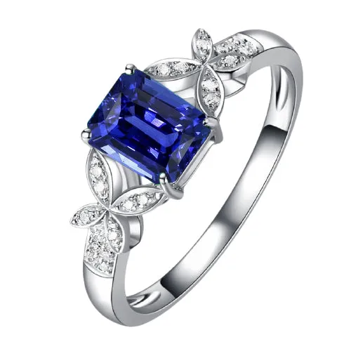 Rings Natural Earth Mined Diamond Gemstone Ring Emerald Blue Sapphire Butterfly Style 3 Carats HarryChadEntcom Rings Natural Earth Mined Diamond Gemstone Ring Emerald Blue Sapphire Butterfly Style 3 Carats HarryChadEntcom