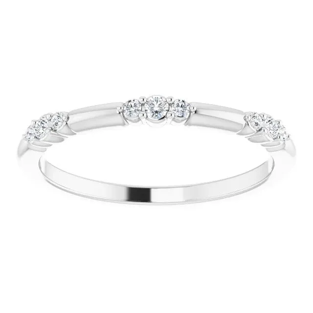 Rings Natural Earth Mined Diamond Wedding Band 060 Carats Prong Setting White Gold GB Rings Natural Earth Mined Diamond Wedding Band 060 Carats Prong Setting White Gold GB