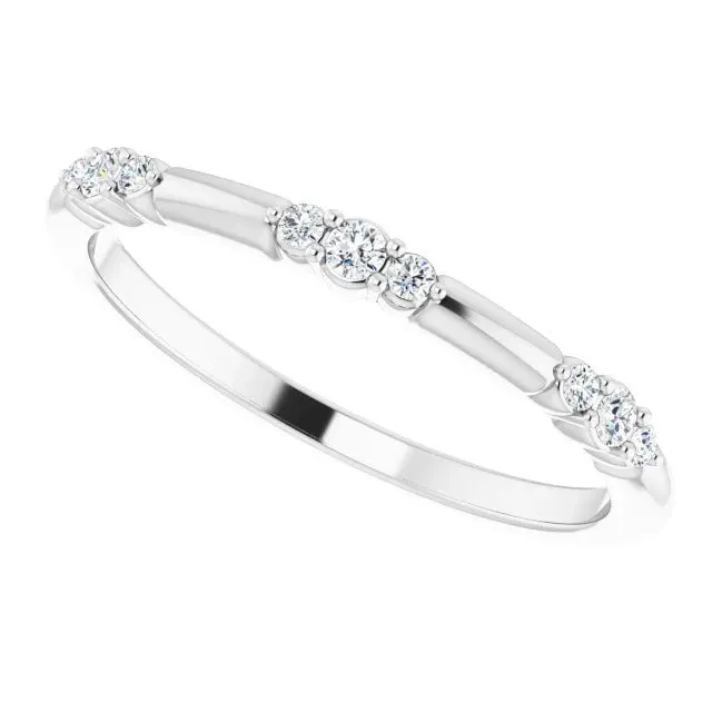 Rings Natural Earth Mined Diamond Wedding Band 060 Carats Prong Setting White Gold GB Rings Natural Earth Mined Diamond Wedding Band 060 Carats Prong Setting White Gold GB