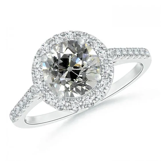 Rings Round Solitaire Old Mine Cut Natural Earth Mined Diamond Ring With Accents 250 Carats HarryChadEntcom Rings Round Solitaire Old Mine Cut Natural Earth Mined Diamond Ring With Accents 250 Carats HarryChadEntcom