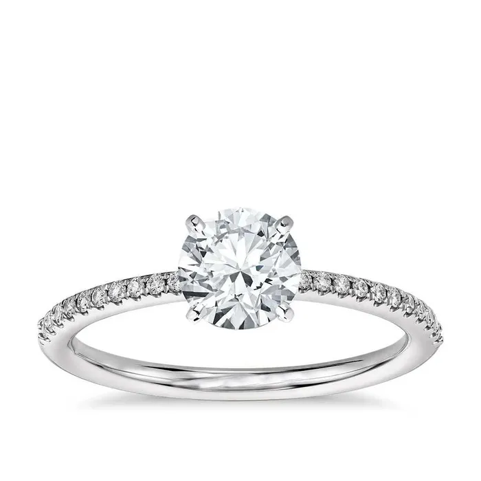 Round Brilliant Cut 280 Carats Natural Earth Mined Diamonds Wedding Ring 14K White Gold GB Rings Round Brilliant Cut 280 Carats Natural Earth Mined Diamonds Wedding Ring 14K White Gold GB Rings