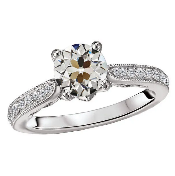 Round Old Miner Real Natural Earth Mined Diamond Ladys Ring 14K White Gold Jewelry 350 Carats HarryChadEntcom Rings Round Old Miner Real Natural Earth Mined Diamond Ladys Ring 14K White Gold Jewelry 350 Carats HarryChadEntcom Rings