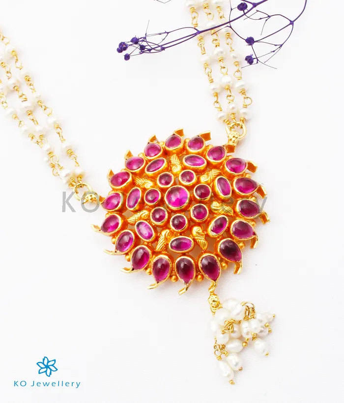 Silversmith Necklaces The Mauktika Silver Pearl Necklace