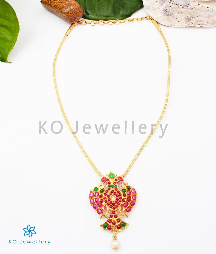 Silversmith The Ajeya Gandaberunda Silver Necklace Necklaces