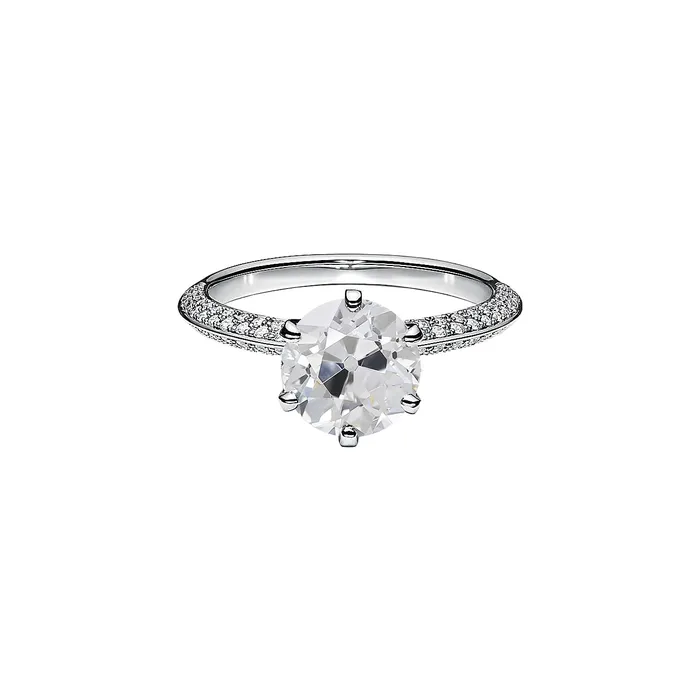 Solitaire Ring With Accents Old Cut Round Natural Earth Mined Diamonds 350 Carats HarryChadEntcom Rings Solitaire Ring With Accents Old Cut Round Natural Earth Mined Diamonds 350 Carats HarryChadEntcom Rings