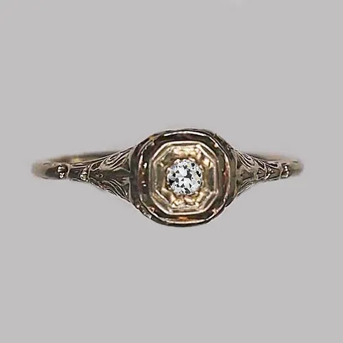 Solitaire Round Natural Earth Mined Diamond Ring Old European Vintage Style 025 Carats HarryChadEntcom Rings Solitaire Round Natural Earth Mined Diamond Ring Old European Vintage Style 025 Carats HarryChadEntcom Rings