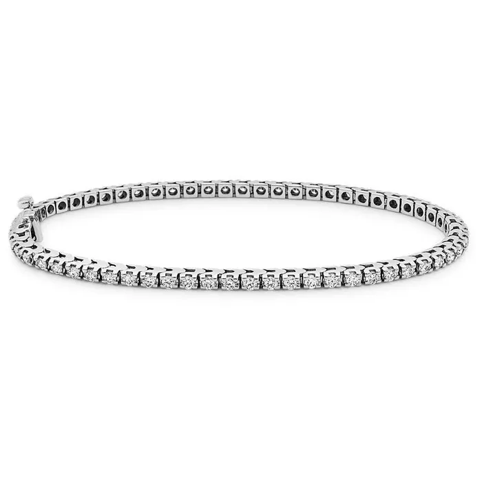 Sparkling Natural Earth Mined Diamond Lady Tennis Bracelet Prong Set 310 Carat WG 14K GB Bracelets Sparkling Natural Earth Mined Diamond Lady Tennis Bracelet Prong Set 310 Carat WG 14K GB Bracelets