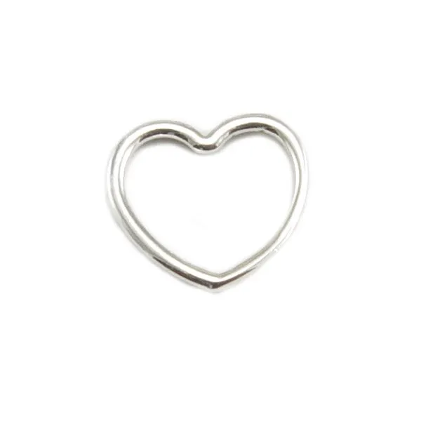 Sterling Silver Open Heart RG Rings