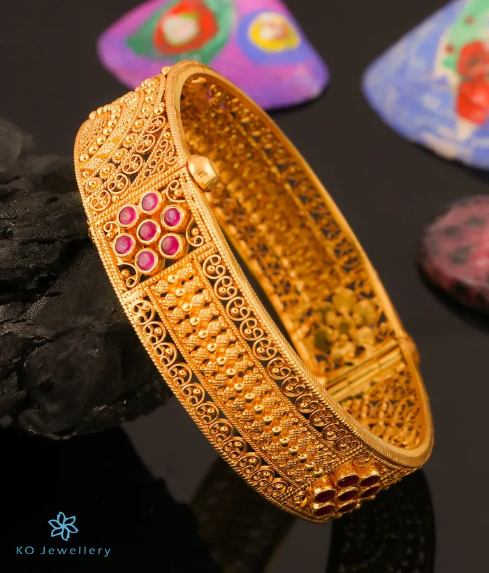 The Lasaka Silver Filigree Bracelet Size22242628 Silversmith Bracelets