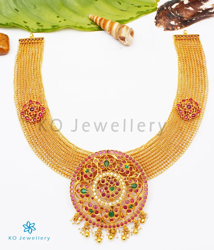 The Vamika Silver Peacock Bridal NecklaceWaist belt Silversmith Necklaces The Vamika Silver Peacock Bridal NecklaceWaist belt Silversmith Necklaces