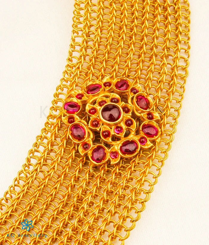 The Vamika Silver Peacock Bridal NecklaceWaist belt Silversmith Necklaces